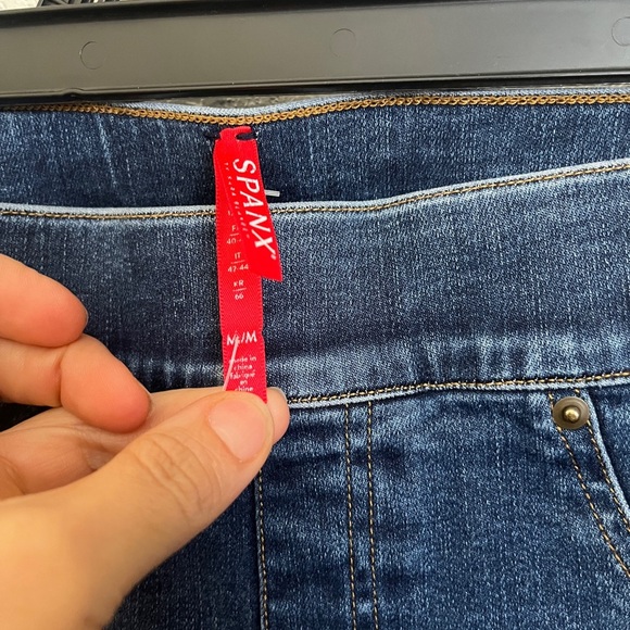 SPANX Blue Skinny Jeans with Stretch Fit - Picture 4 of 4